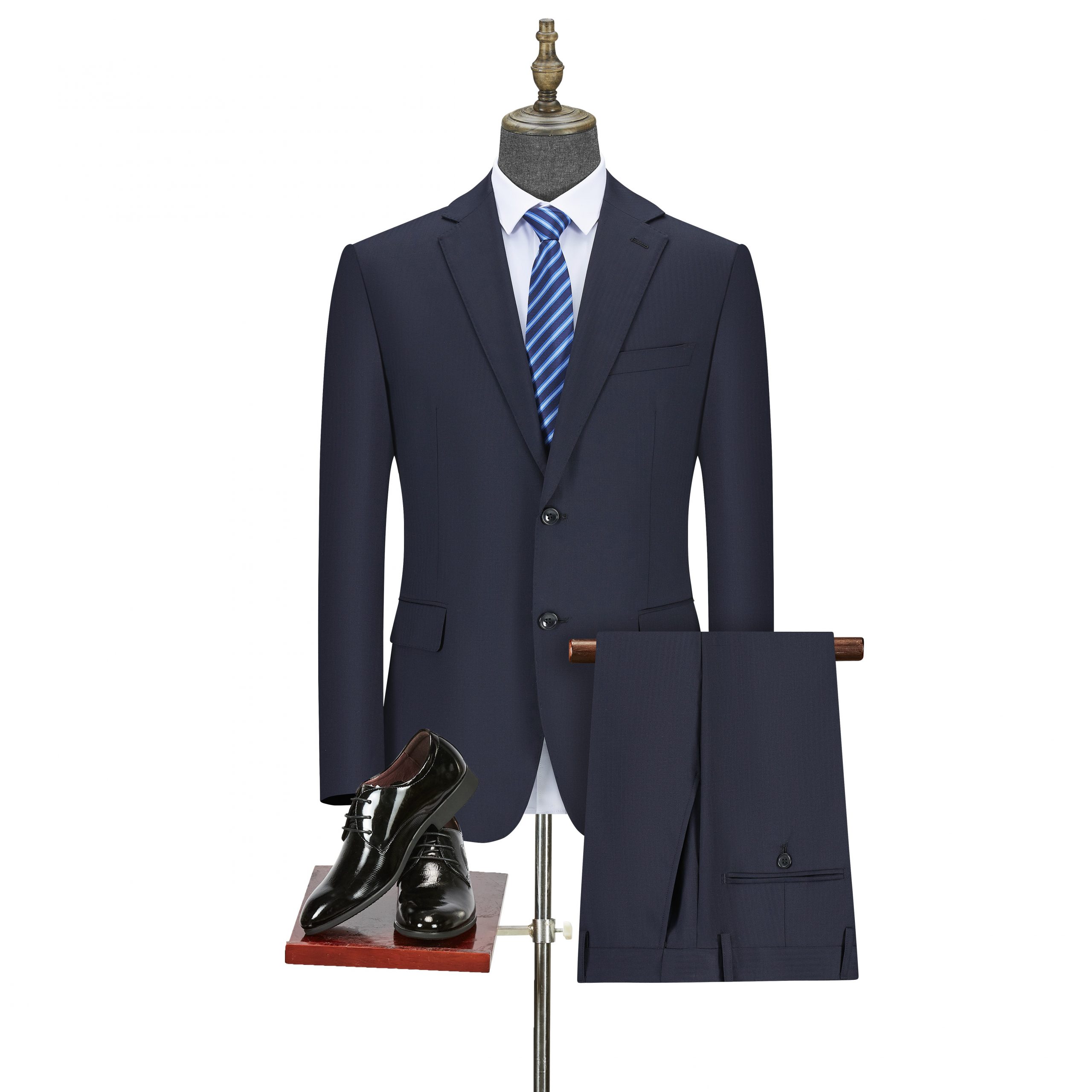 藏青人字纹-JXY1007